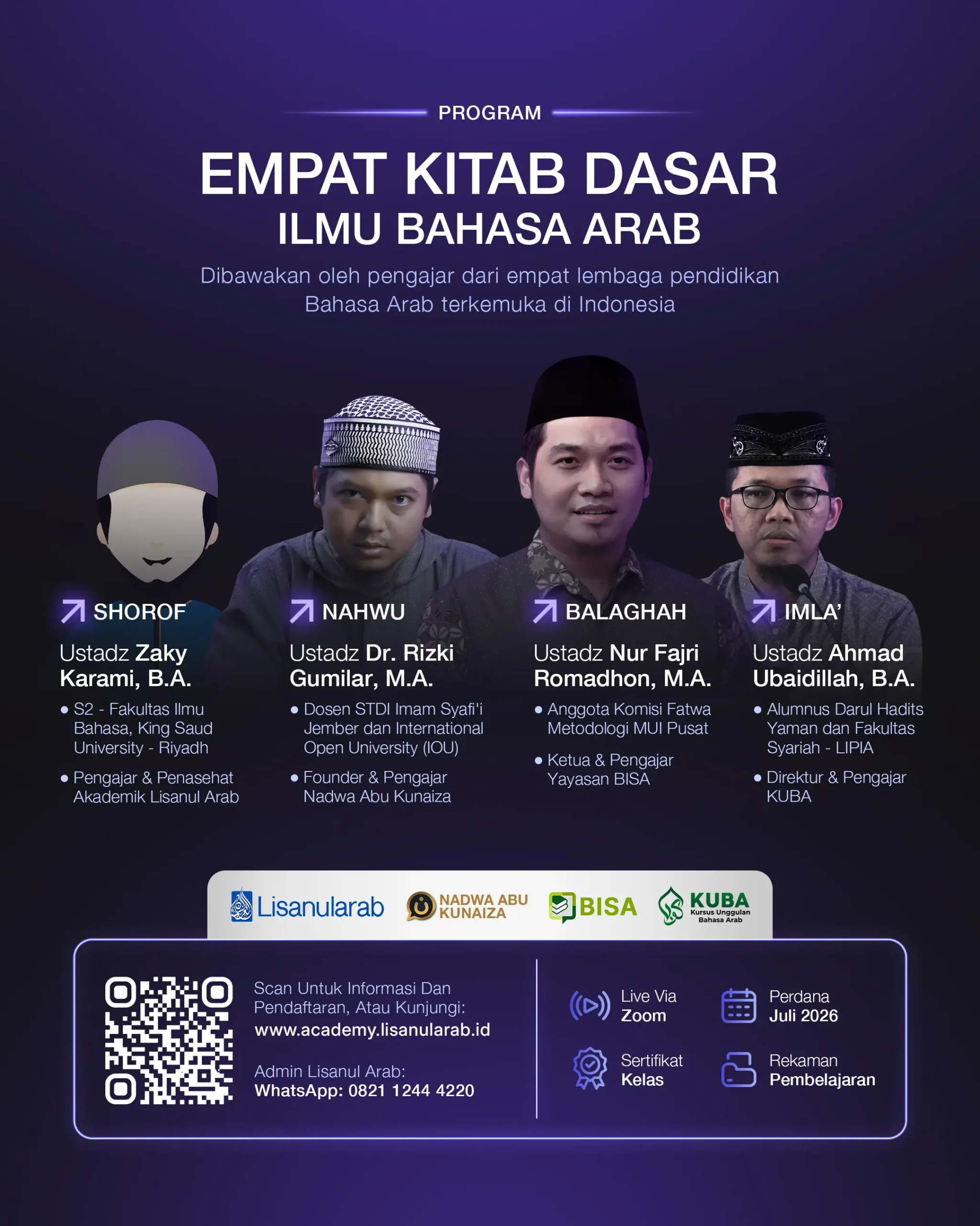 Program Empat Kitab Dasar Ilmu Bahasa Arab