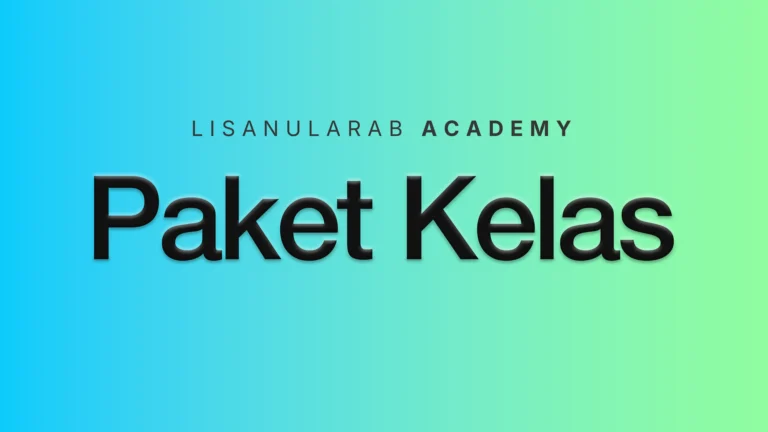 Paket Kelas Nahwu, Shorof, Balaghah, dan Imla’